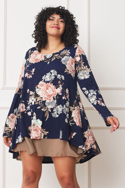 Stilla | Chiffon Lagd Mini Kjole