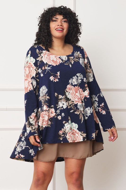 Stilla | Chiffon Lagd Mini Kjole
