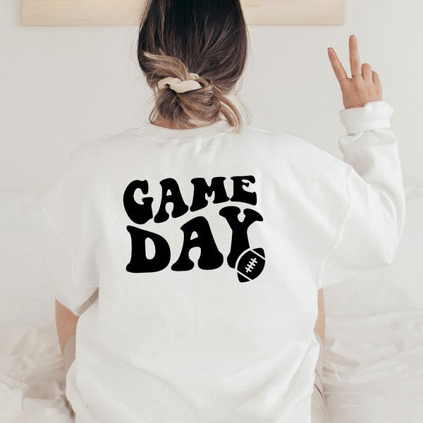 Stilla | Dag Fodbold Front & Bag Sweatshirt