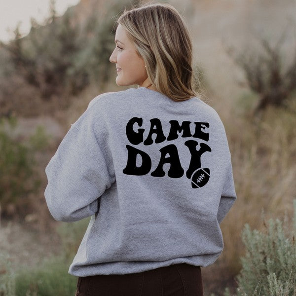 Stilla | Dag Fodbold Front & Bag Sweatshirt