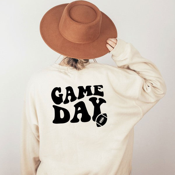 Stilla | Dag Fodbold Front & Bag Sweatshirt