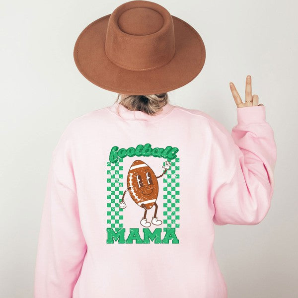 Stilla | Mama Football Front & Back Sweatshirt