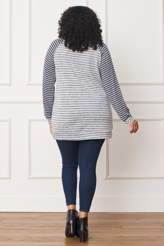 Stilla | Stribet Two Tone Tunika