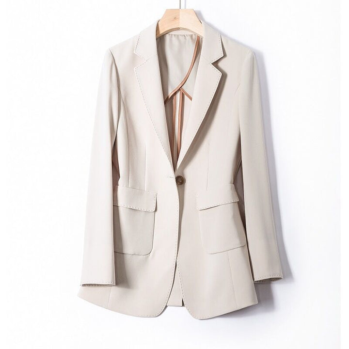 Dame smart blazer med elegant silhuet og kvalitets stofdetaljer Stilla