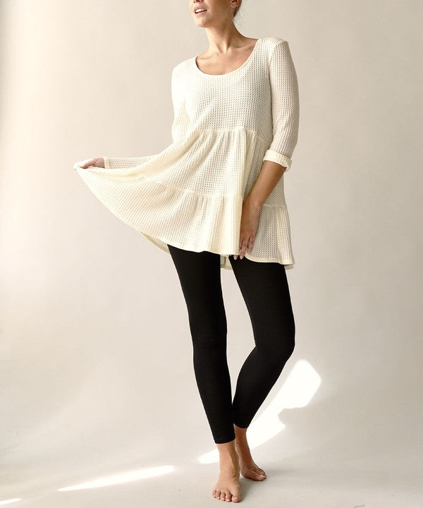 Stilla | Vaffel Babydoll Tunika