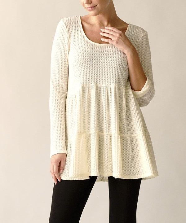 Stilla | Vaffel Babydoll Tunika