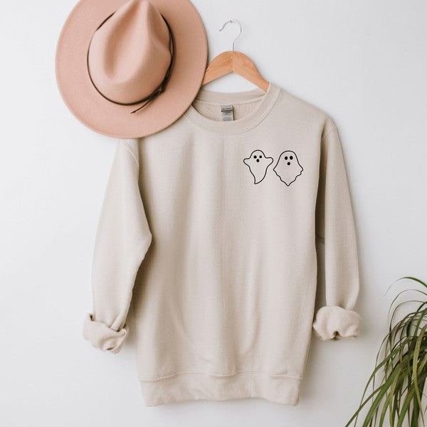 Stilla | Ghost Mini Grafisk Sweatshirt