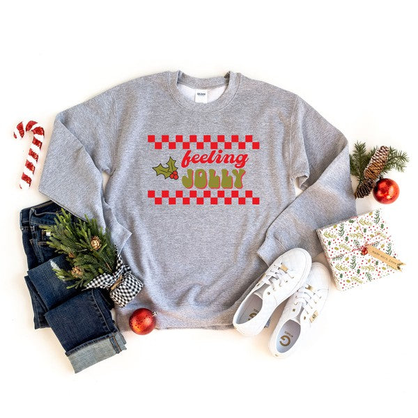 Stilla | Jolly Tjekket Grafisk Sweatshirt