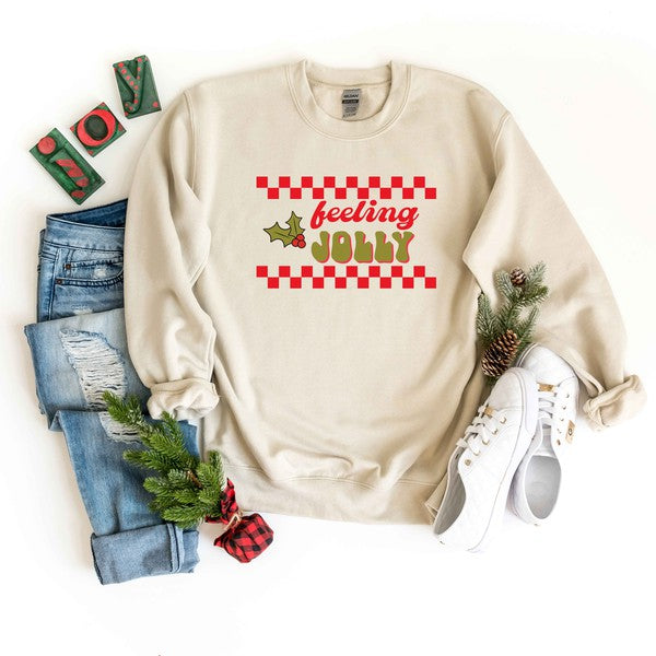 Stilla | Jolly Tjekket Grafisk Sweatshirt