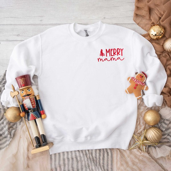 Stilla | Merry Mama Trees Grafisk Sweatshirt