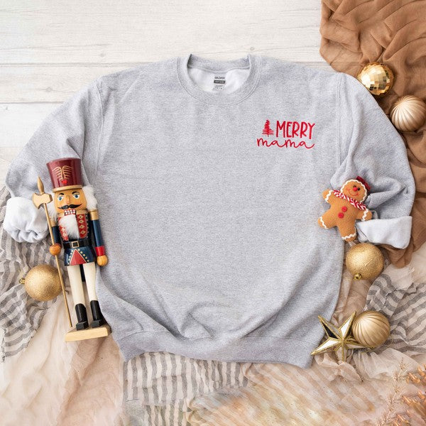 Stilla | Merry Mama Trees Grafisk Sweatshirt