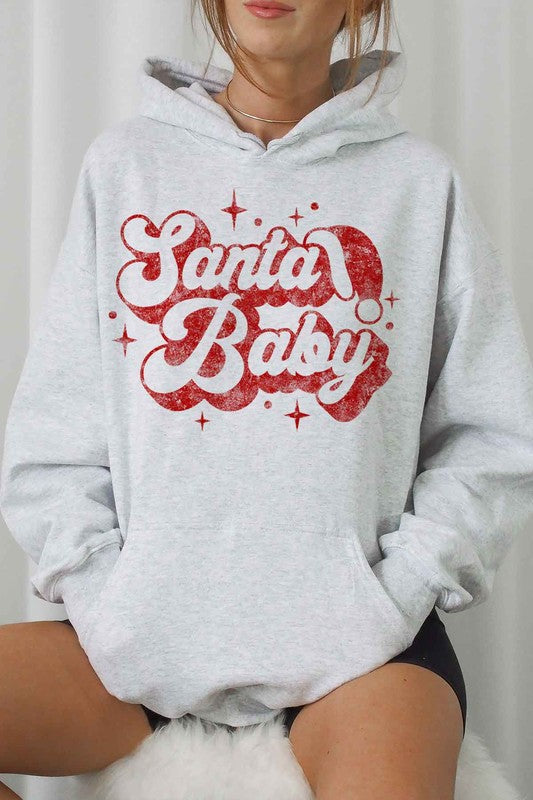 Stilla | Baby Christmas Graphic Hoodie Plus Size