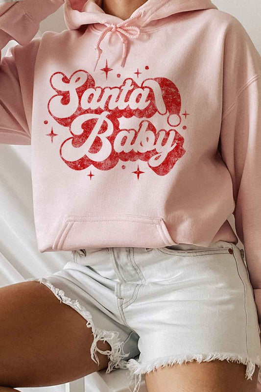 Stilla | Baby Christmas Graphic Hoodie Plus Size
