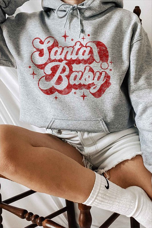 Stilla | Baby Christmas Graphic Hoodie Plus Size