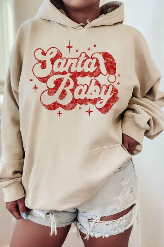 Stilla | Baby Christmas Graphic Hoodie Plus Size