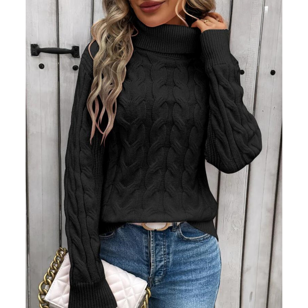 Stilla | Klassisk Elegant Polo Sweater