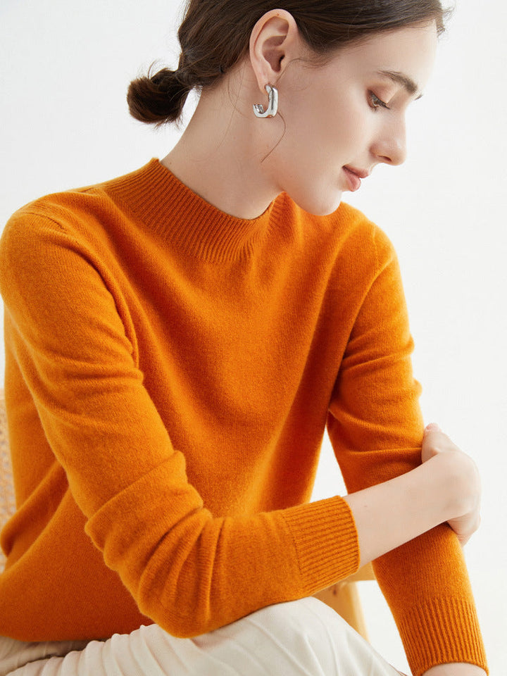 Stilla | Enkel Dame Sweater Lavet Af Cashmere