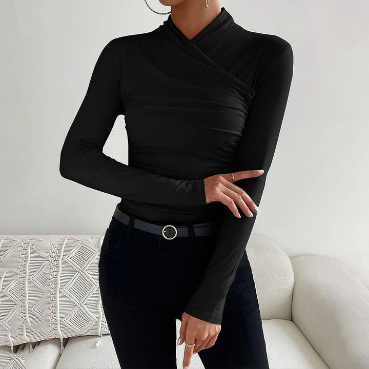 Stilla | Elegant Vinkeldress Med Lange Ærmer Til Damer