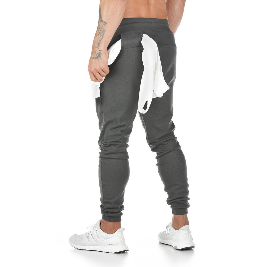 Herrer Sporty Joggingbukser med funktionelt design og elastisk talje Stilla