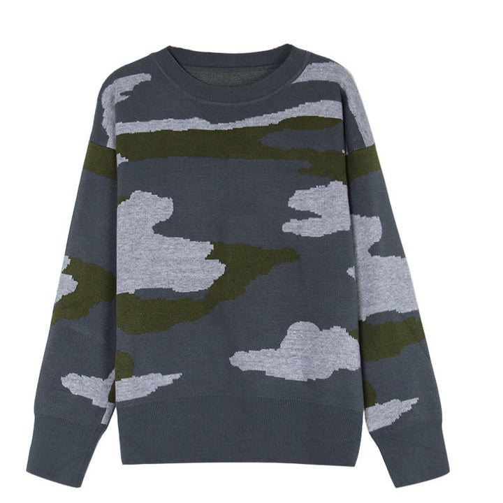 Damer stilfuld camouflage sweater Stilla