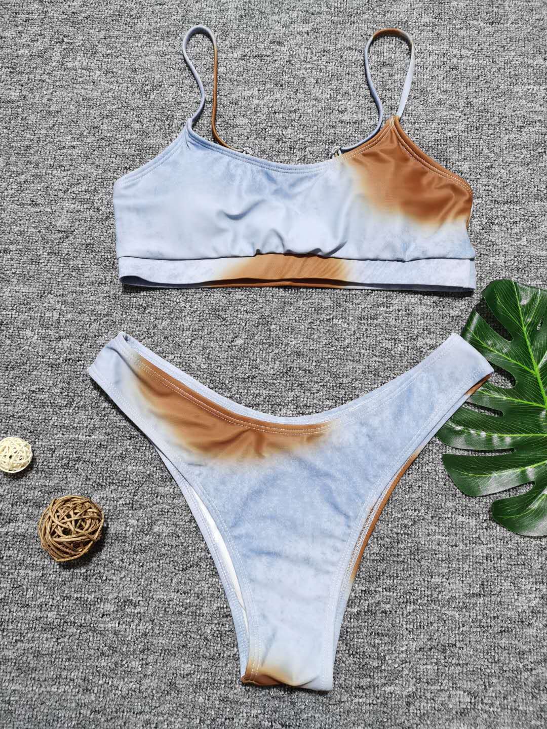 Kvinde Justerbar Crossover Bikini-Sæt Stilla
