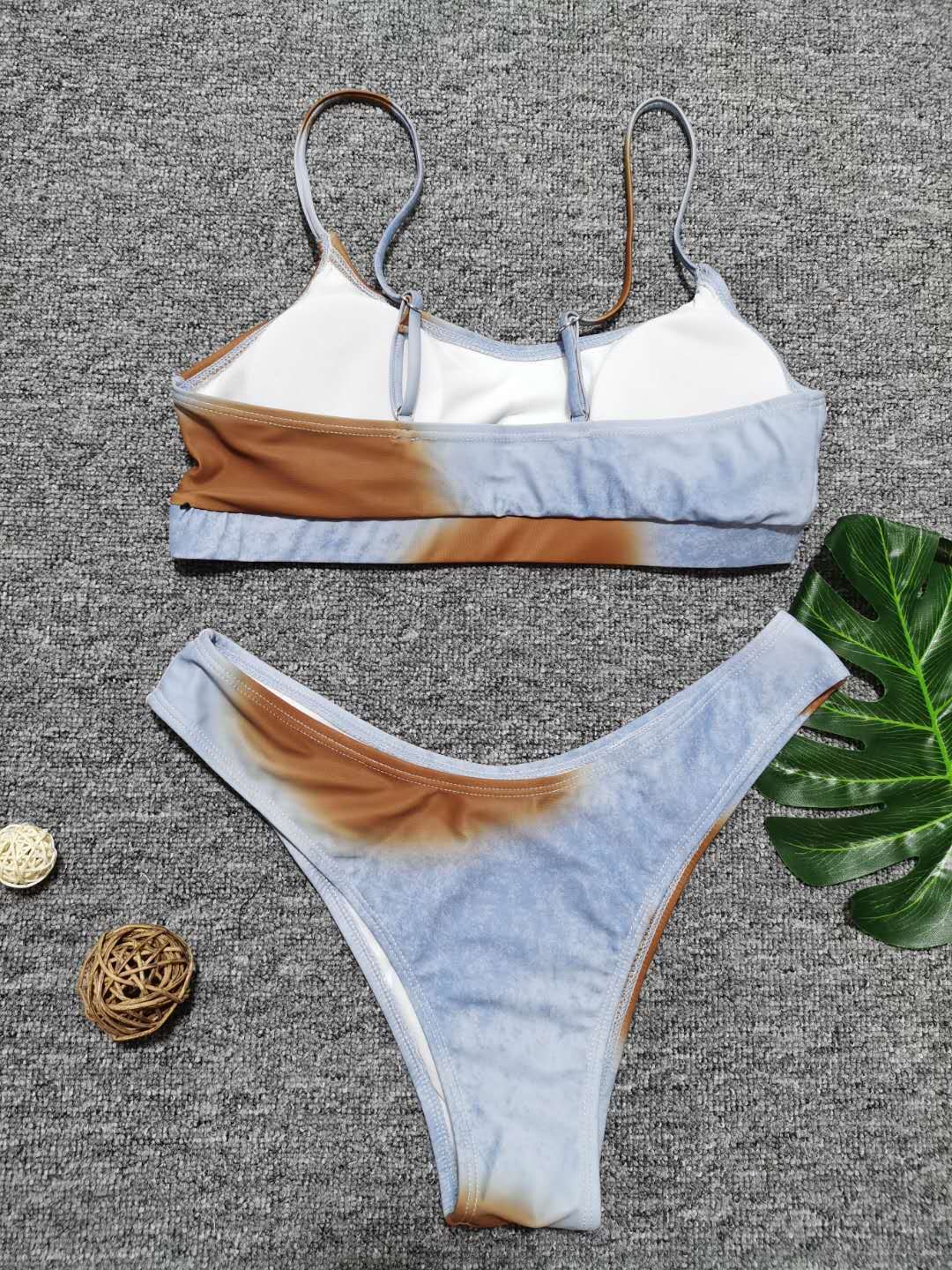 Kvinde Justerbar Crossover Bikini-Sæt Stilla