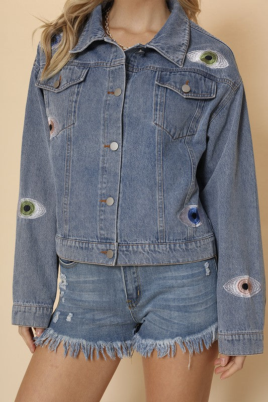 Stilla | Eye Denim Jacket