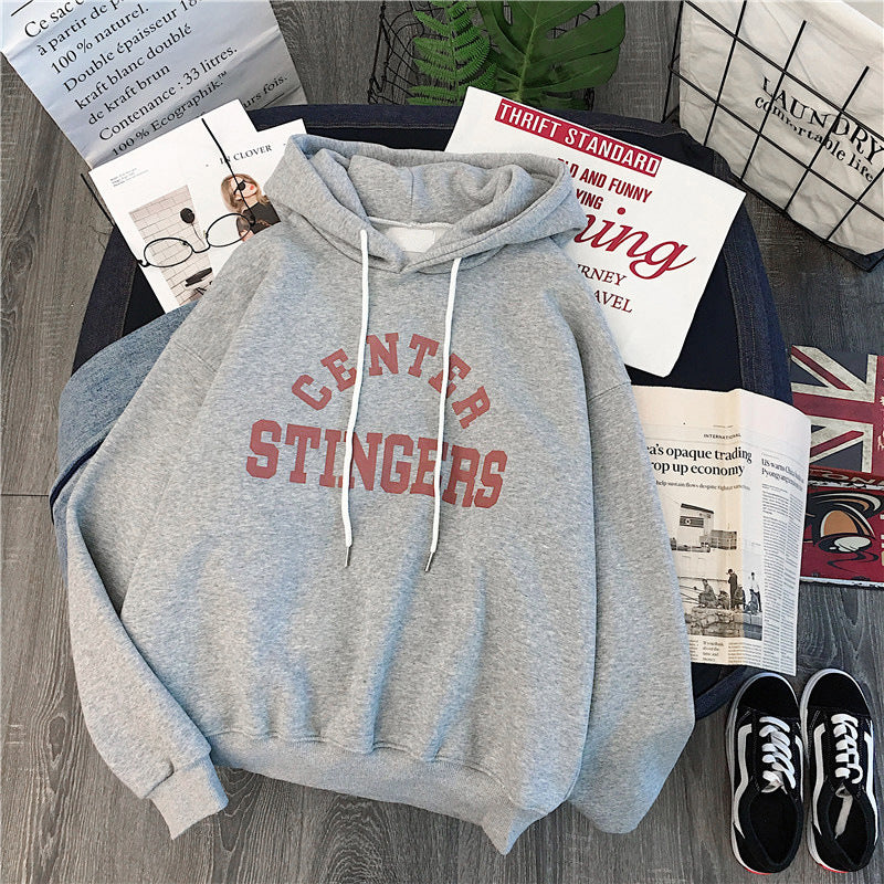 Femme Casual Oversized Graphic Hoodie Stilla