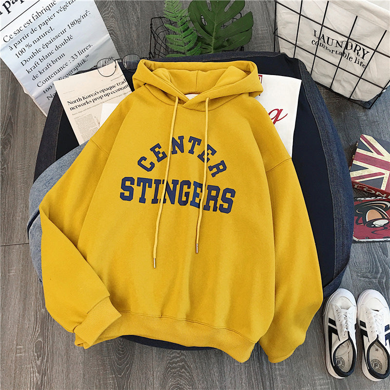 Femme Casual Oversized Graphic Hoodie Stilla