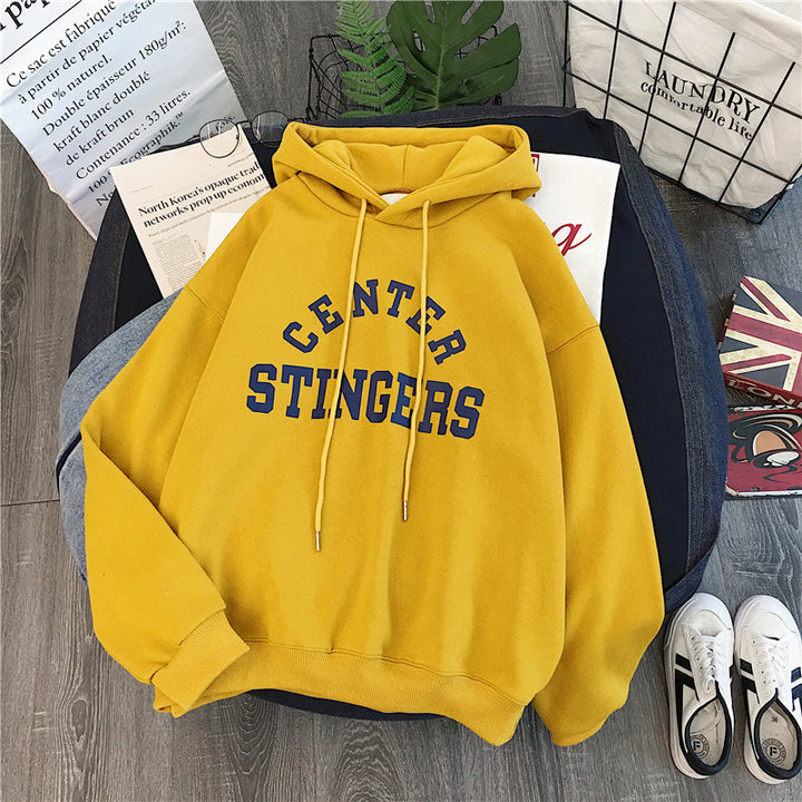 Femme Casual Oversized Graphic Hoodie Stilla