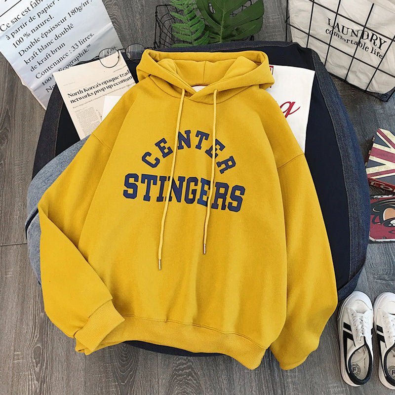 Femme Casual Oversized Graphic Hoodie Stilla