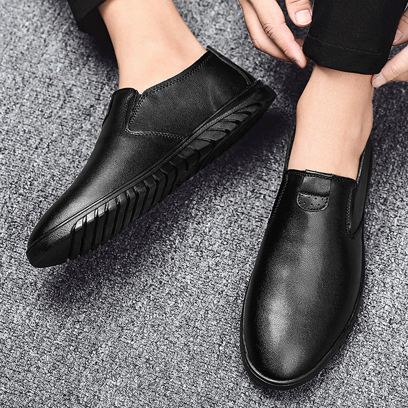 Herrer Slip-On Fritidslæder Slippers med blød sål Stilla