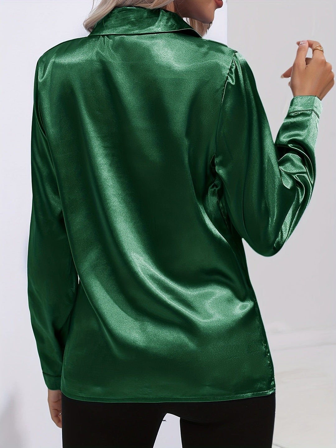 Stilla | Elegant Satinbluse