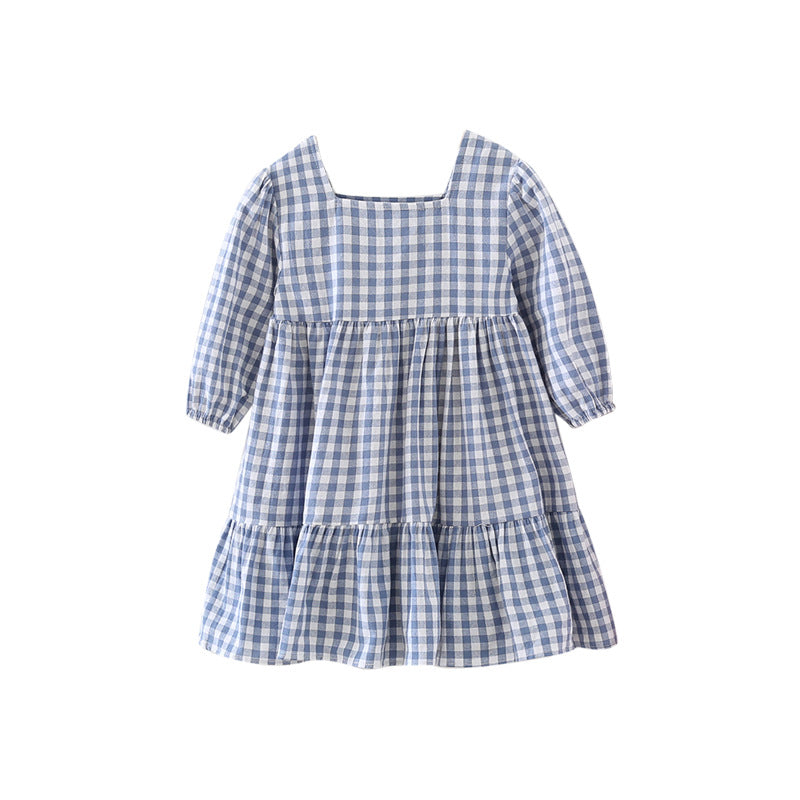 Femme Gingham Trin-Midi-Kjole Stilla