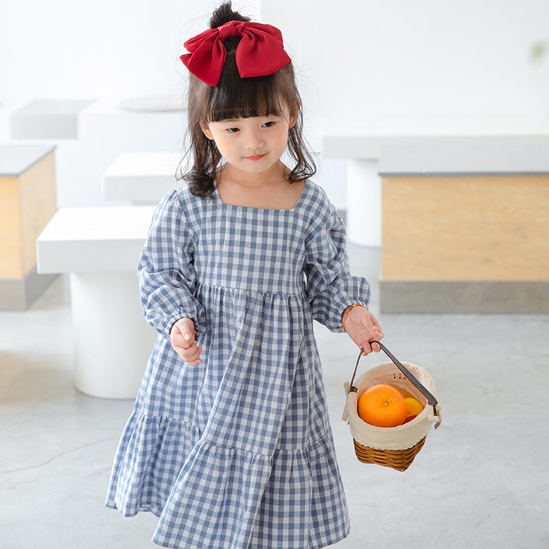 Femme Gingham Trin-Midi-Kjole Stilla