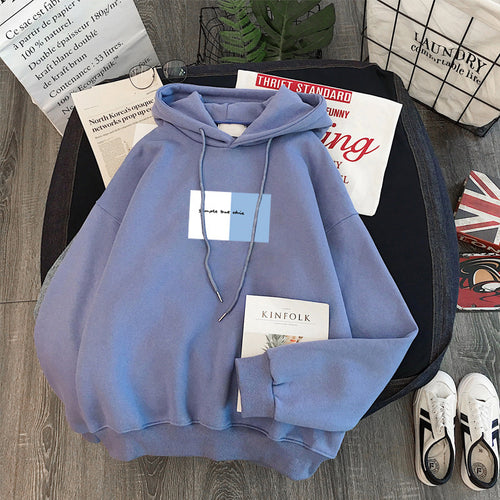 Dame Casual Graphic Pullover Hoodie med livligt artwork Stilla