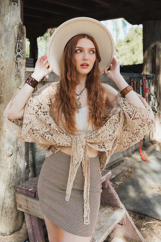 Stilla | Floral Petal Kimono Wrap