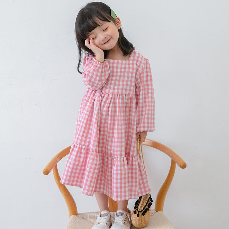 Femme Gingham Trin-Midi-Kjole Stilla
