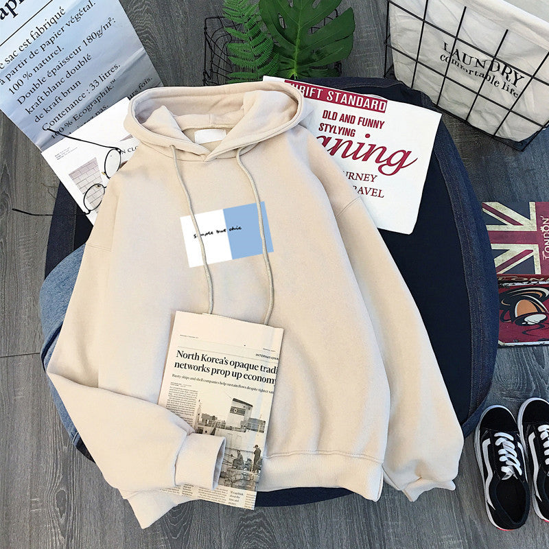 Dame Casual Graphic Pullover Hoodie med livligt artwork Stilla