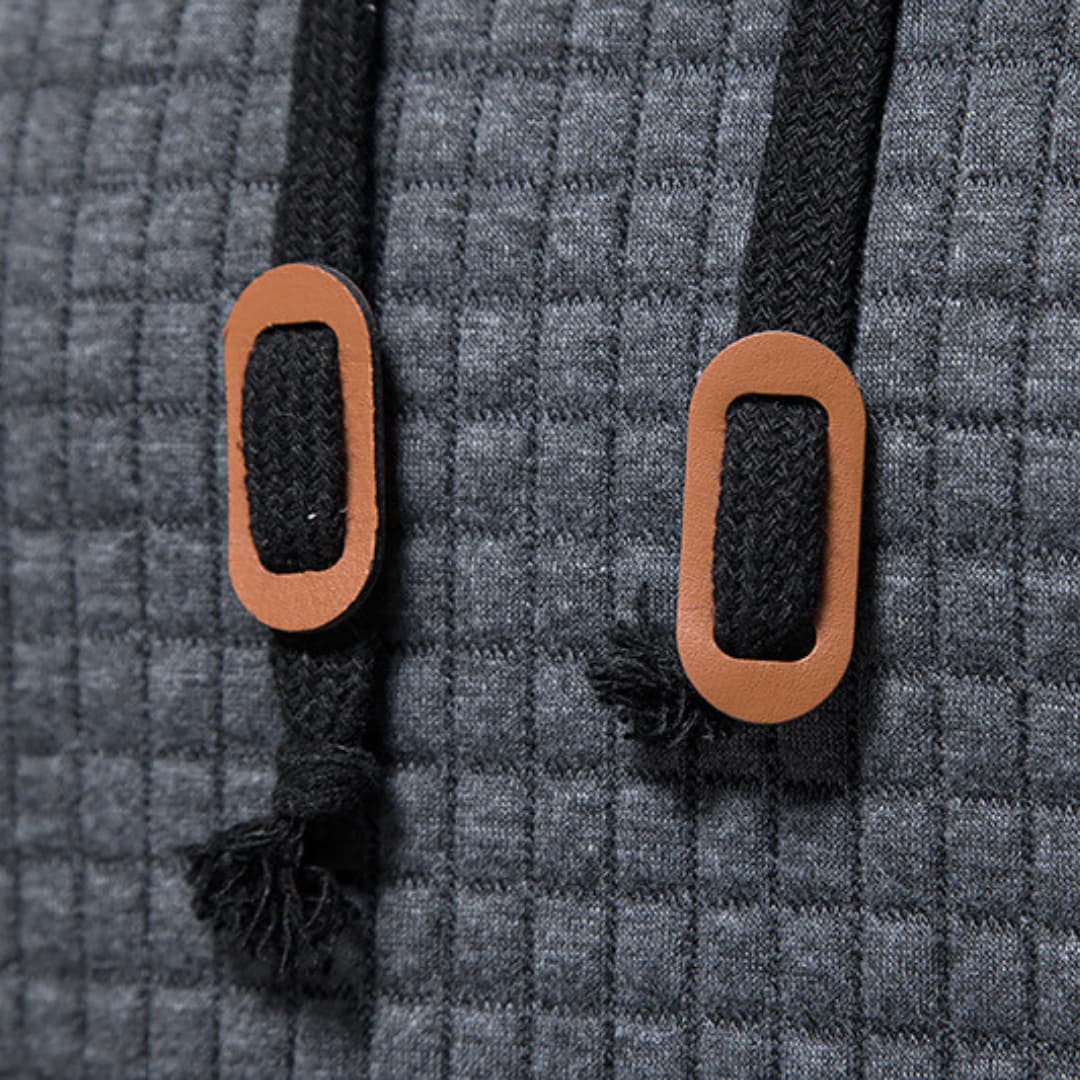 Stilla | Hoodie med Hætte Ternet - Moderne Fritids-Hoodie til Hverdag og Sport