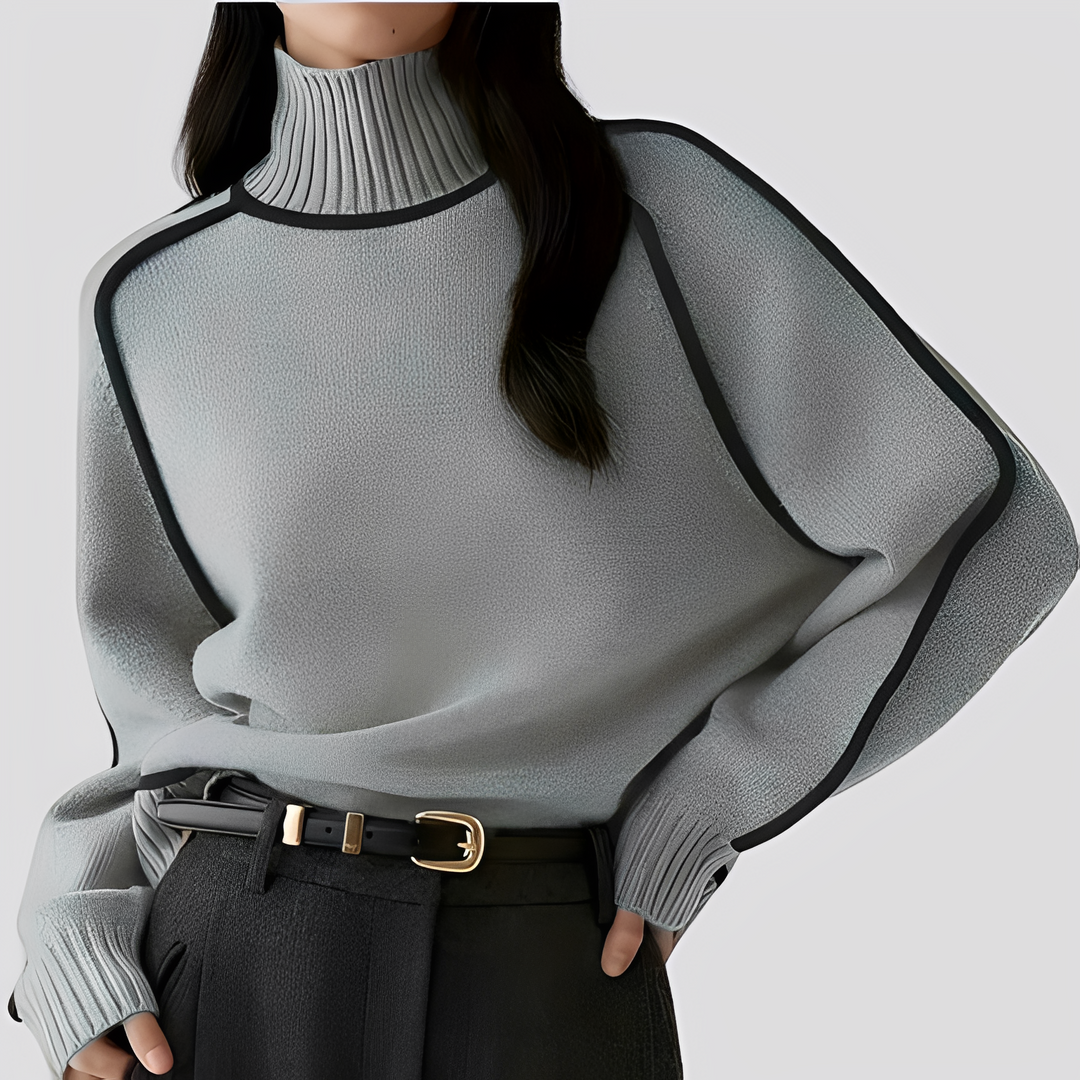 Stilla | Elegant, Afslappet Dame-Rullekravepullover