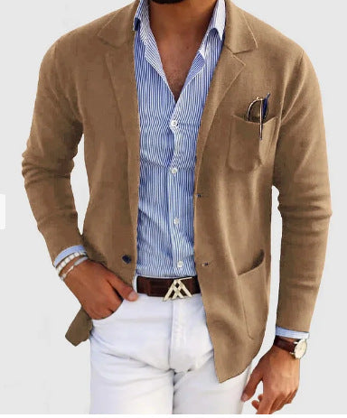 Stilla | Trykt Fritidsjakke med Dobbeltknap til Mænd