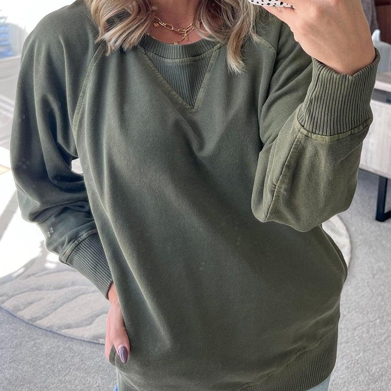 Stilla | Ribbede Pullover med Lommer