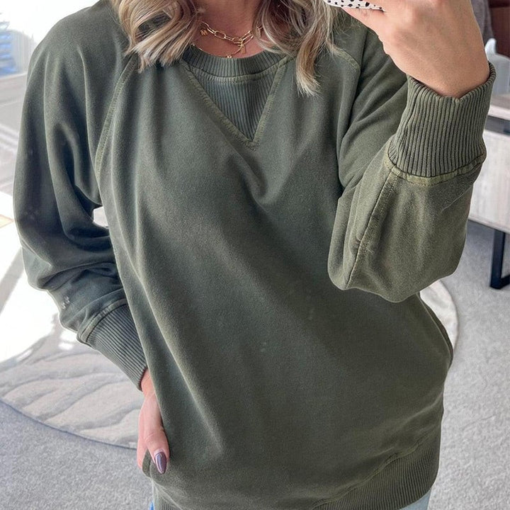 Stilla | Ribbede Pullover med Lommer