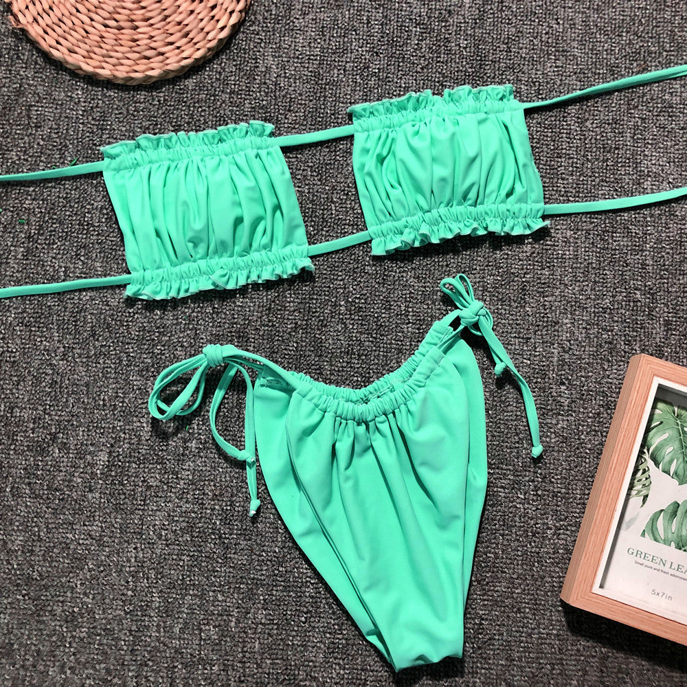 Stilla | Trim Ruched Bikini Sæt