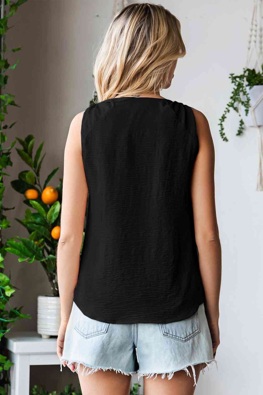 Stilla | Knote Detalje V-hals Tank