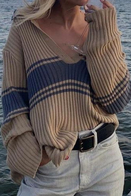 Stilla | Ribb Polo Pullover