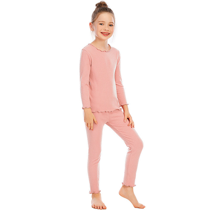 Dame pyjamasæt med charmerende flæser Stilla