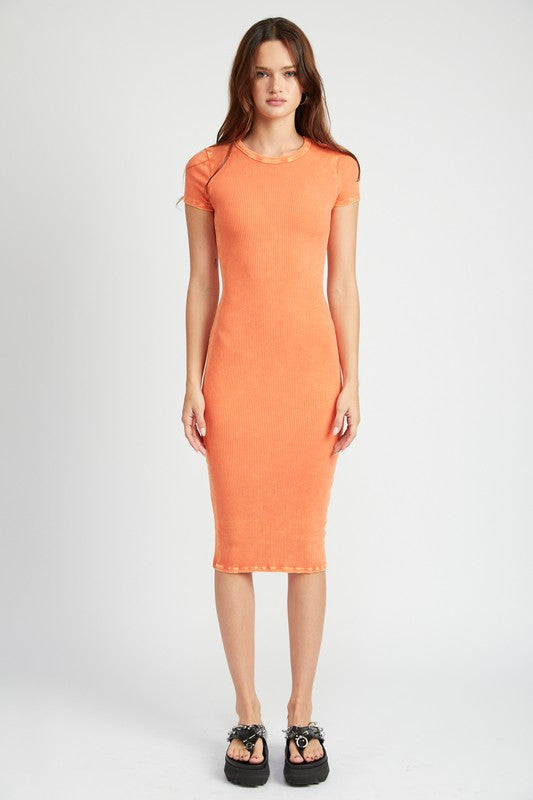 Stilla | Ærmeløs Bodycon Midi Kjole