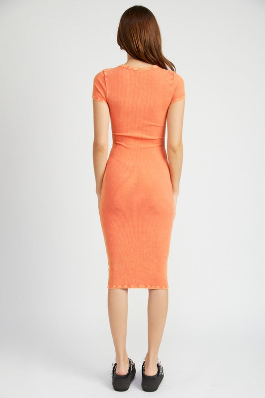Stilla | Ærmeløs Bodycon Midi Kjole